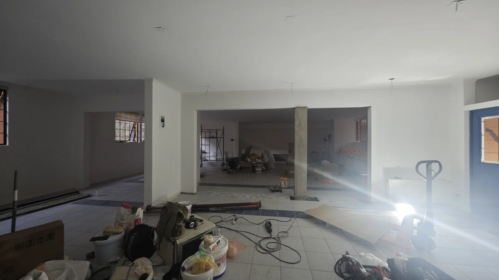 Obras de habilitación de la biblioteca infantil del Colegio Domingo Matte Mesías en Puente Alto