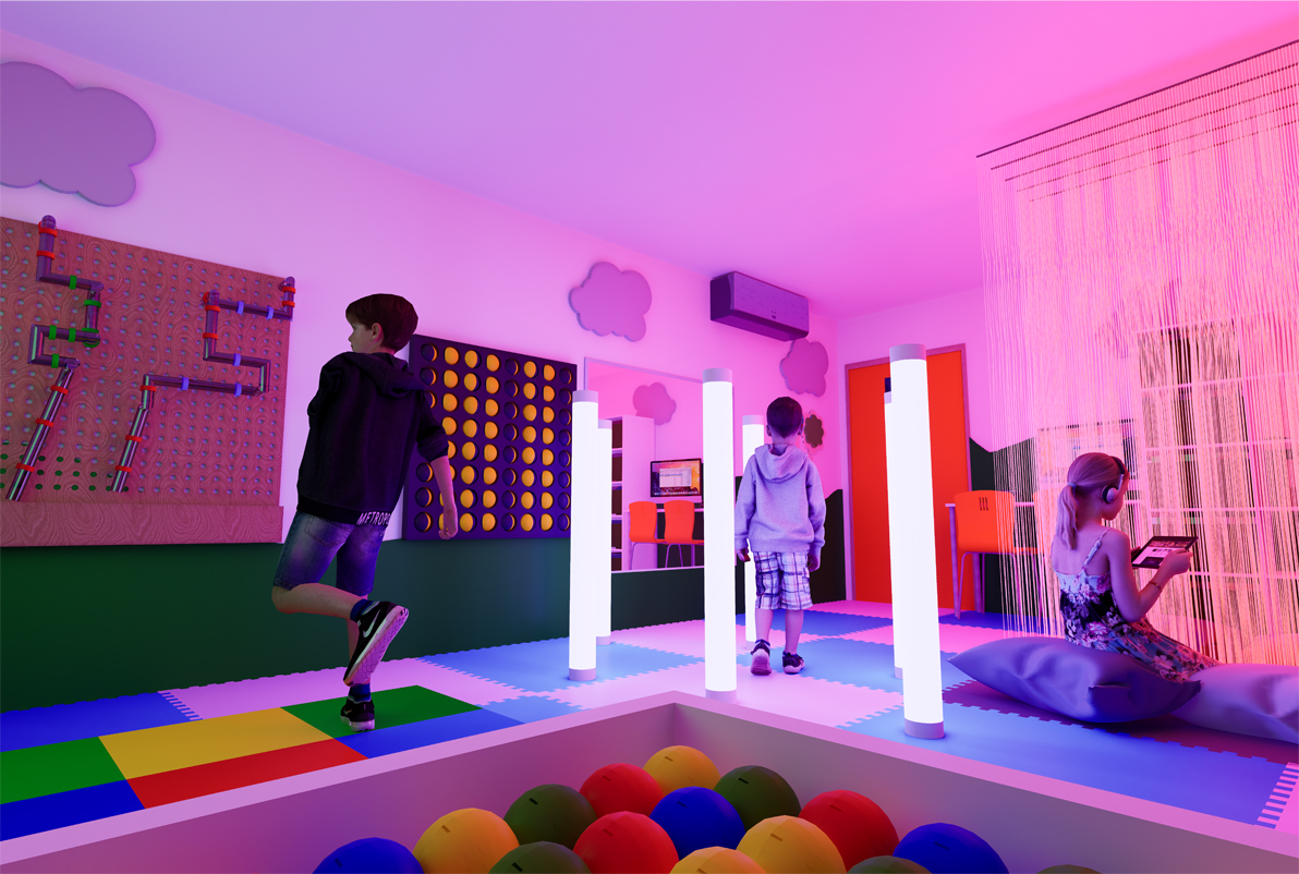 Sensorail Collage Salas Sensoriales- Edutech
