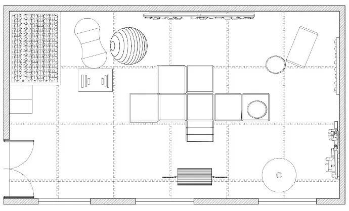 planimetria-sala-psicomotricidad_catalogo-sensorial_edutech sala-psicomotricidad_edutech